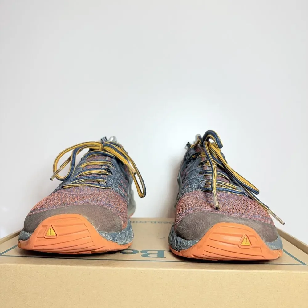 KEEN Mens Size 9.5 Versago Hiking Trail Shoes Sneakers Low Top Blue Grey Outdoor